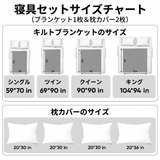 アメジストラブバード 3点キルティングベッドセット NCU0NT5839